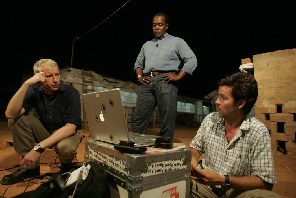 On assignment with Anderson Cooper