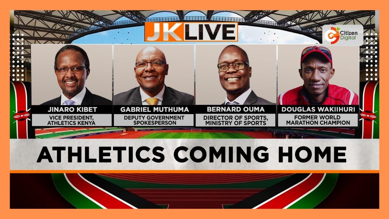 JKL title card: Athletics Coming Home