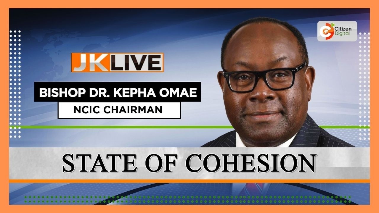 JKL title card: State of Cohesion: Bishop Dr Kepha Omae